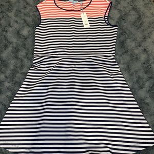 Draper James Stripe sponge A-line Dress
